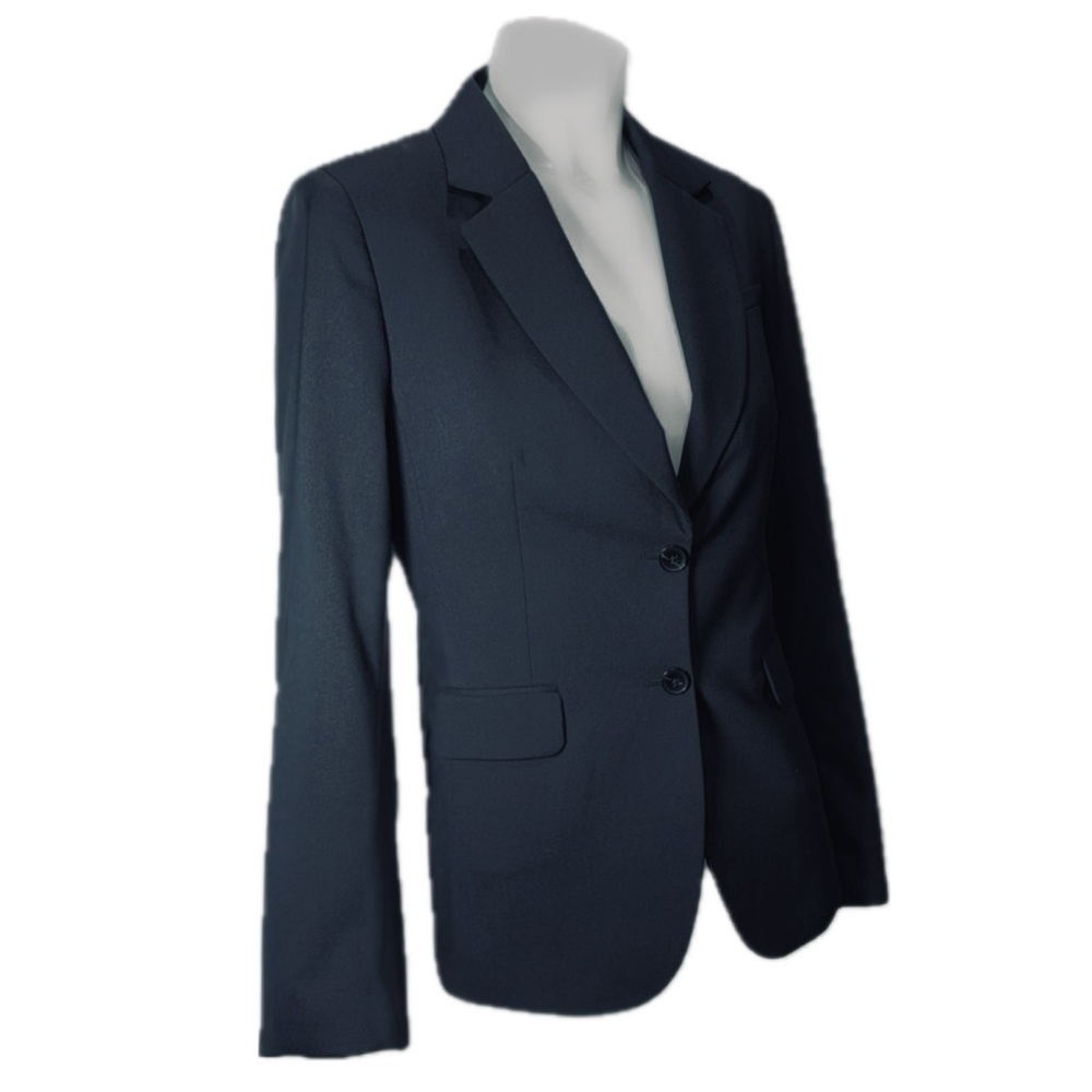 🧥🏢 41 Hawthorn NWT Montgomery Essential Blazer, Black Wool Blend, Women’s Sz 4